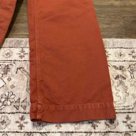 Free People “We The Free” Rust Brown Wide Leg Chino Pants | Size 24 - Picture 3 of 11